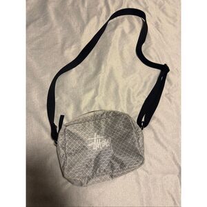 STÜSSY Men Ripstop Overlay Side Pouch Black Used 134261Crossbody Used